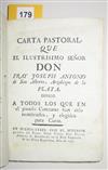 (BUENOS AIRES--1791.) San Alberto, José Antonio de. Carta pastoral . . . dirige a todos los que en el pasado concurso